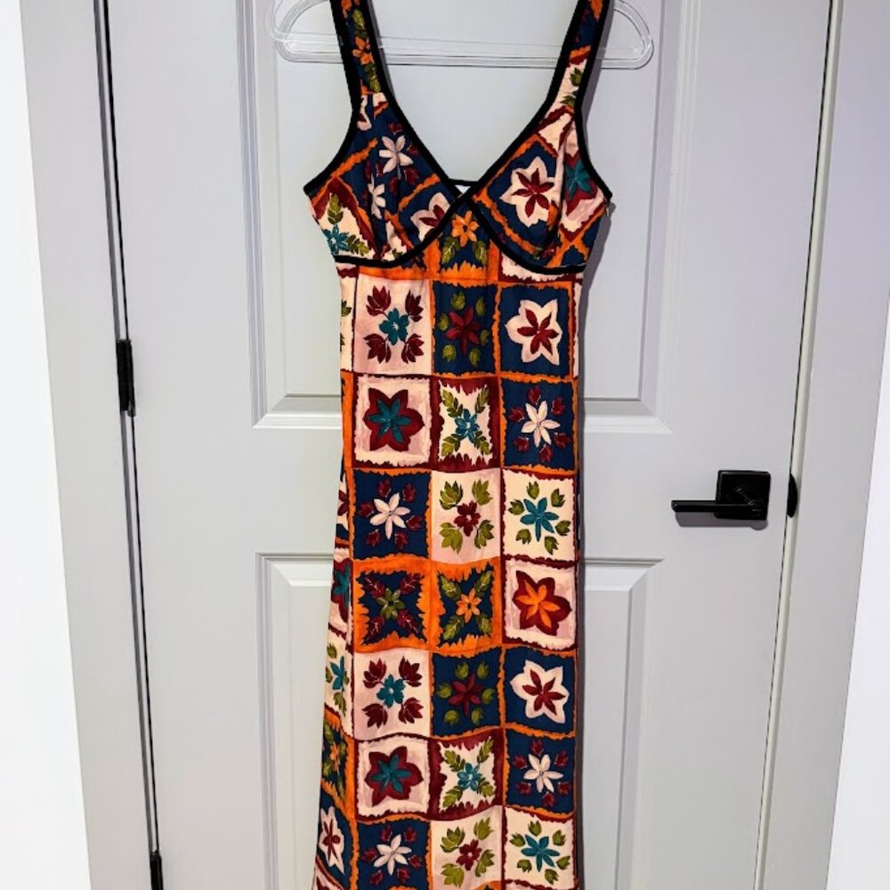 Le Lis Collection Floral Mosaic Maxi Dress